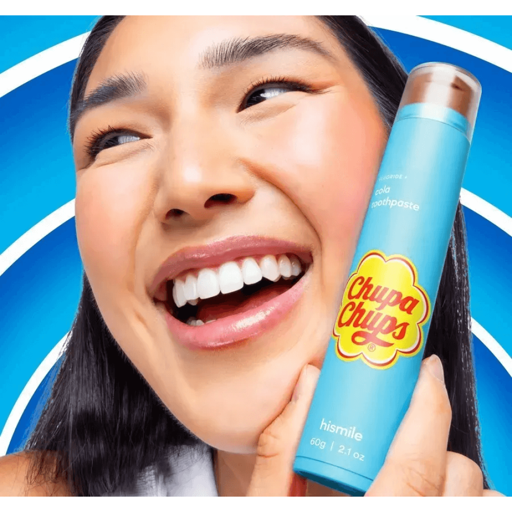Зубна паста зі смаком кока коли - Hismile Chupa Chups Cola Toothpaste фото 4