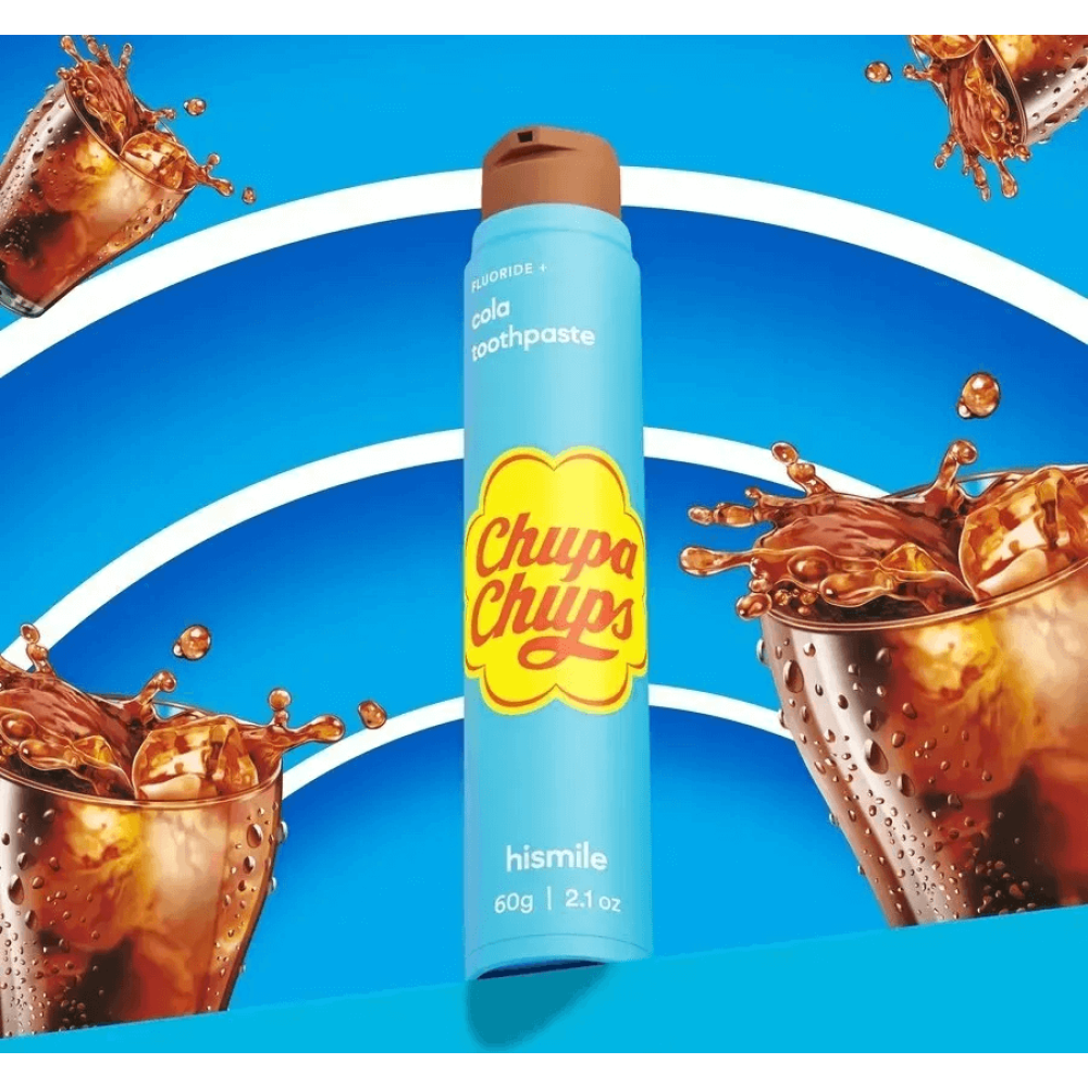 Зубна паста зі смаком кока коли - Hismile Chupa Chups Cola Toothpaste фото 5