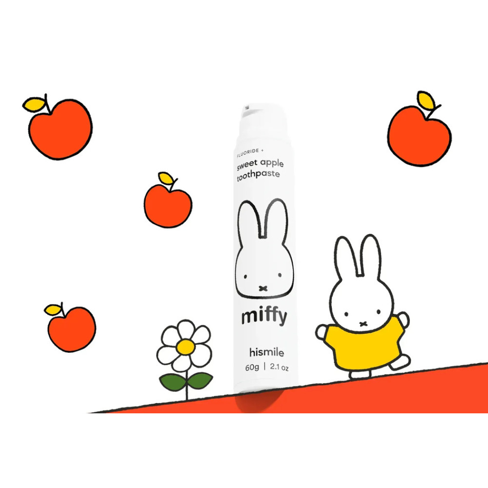 Зубна паста зі смаком солодкого яблука - Hismile Miffy Sweet Apple Toothpaste фото 3