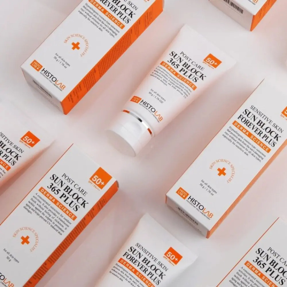Крем сонцезахисний після процедурний для обличчя SPF 50+ - Histolab Post Care Sun Block 365 Plus SPF50+ фото 2
