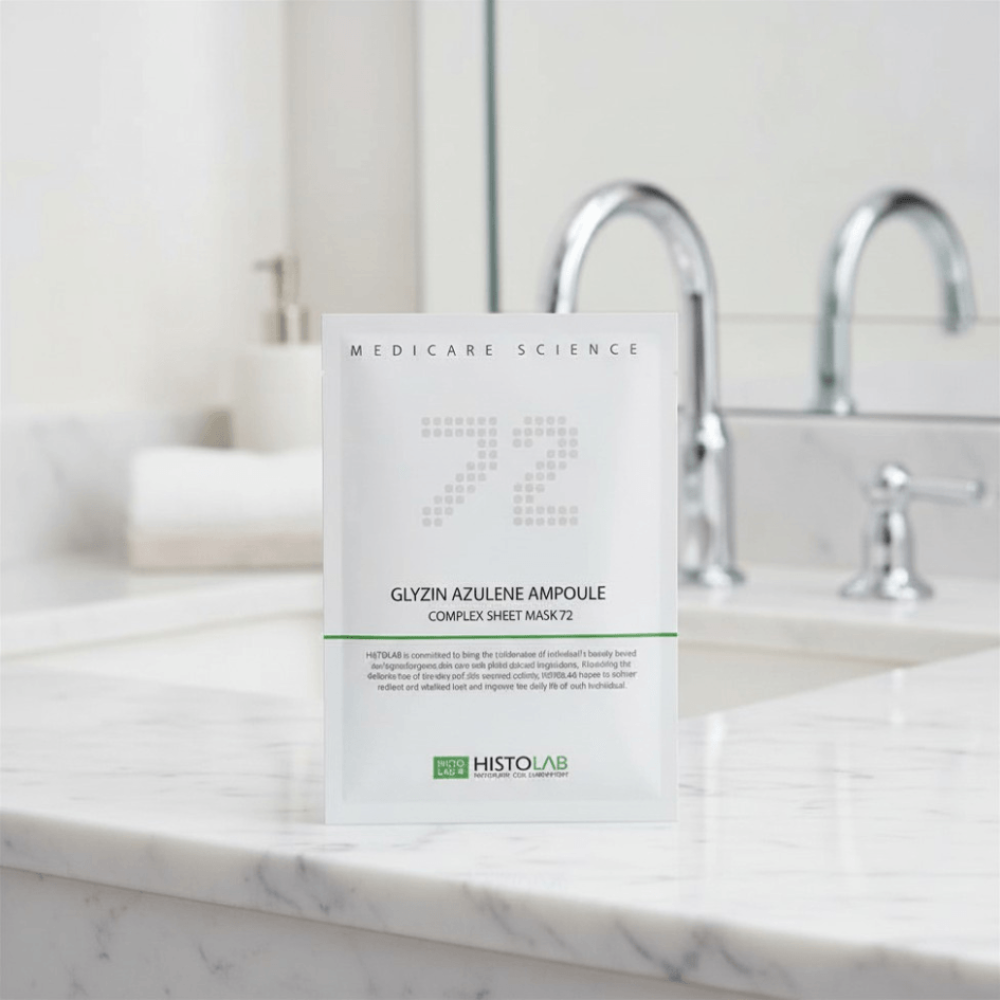 Маска для проблемної шкіри - Histolab Glyzin Azulene Ampoule Complex Sheet Mask 72 фото 3