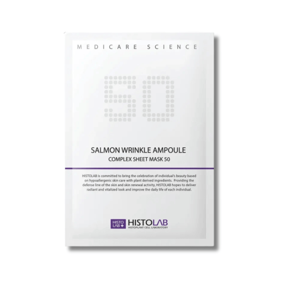 Маска против морщин - Histolab Salmon Wrinkle Ampoule Complex Sheet Mask 50 фото