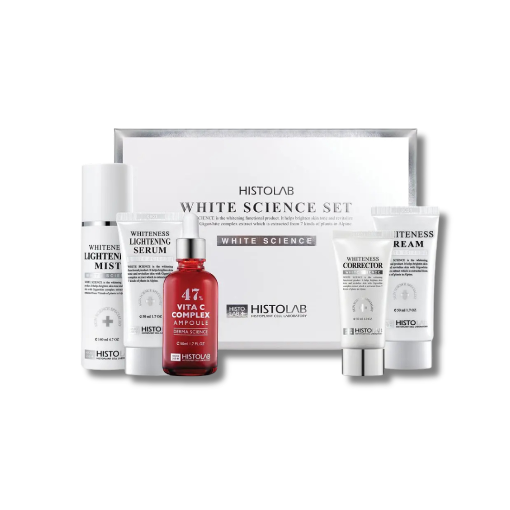 Набор средств по уходу за кожей для осветления пигментации - Histolab White Science Set фото