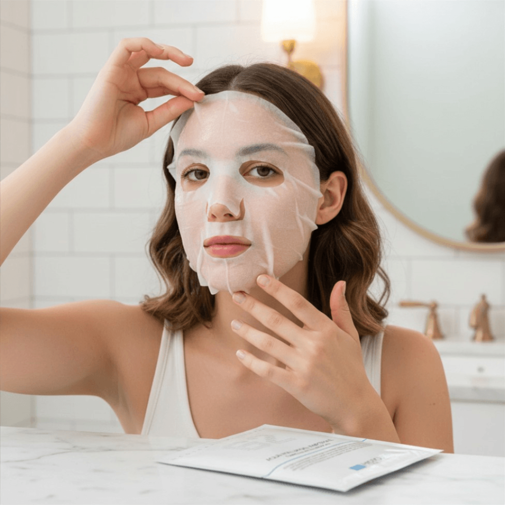Зволожуюча маска з гіалуроновою кислотою - Histolab Aqua Hyaluron Ampoule Complex Sheet Mask 62 фото 2