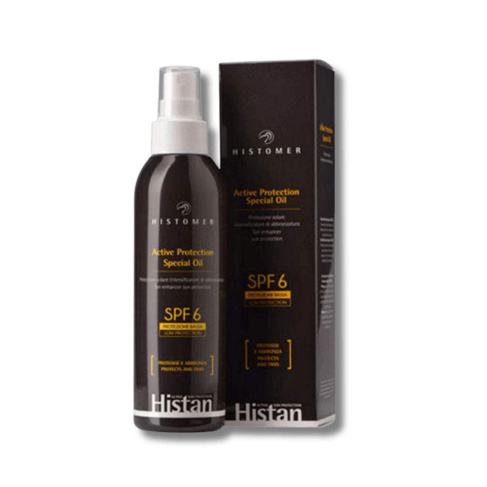  Солнцезащитное масло-бронзатор для лица и тела - Histomer Histan Active Protection Special Оil SPF6 фото