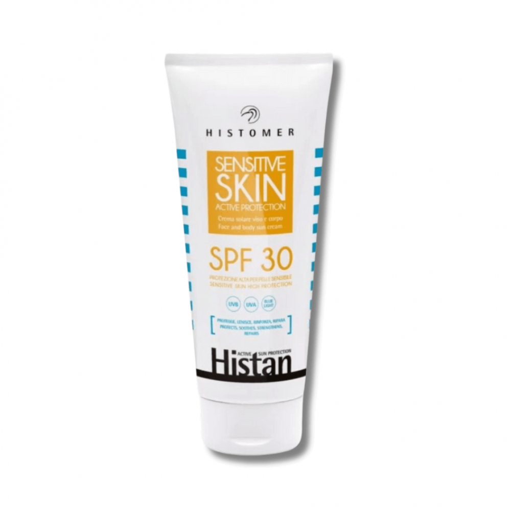 Сонцезахисний крем для обличчя та тіла SPF30 - Histomer Histan Sensitive Skin Active Protection фото