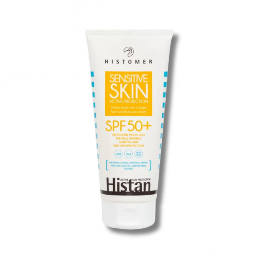 Солнцезащитный крем для лица и тела SPF50+ - Histomer Histan Sensitive Skin Active Protection фото