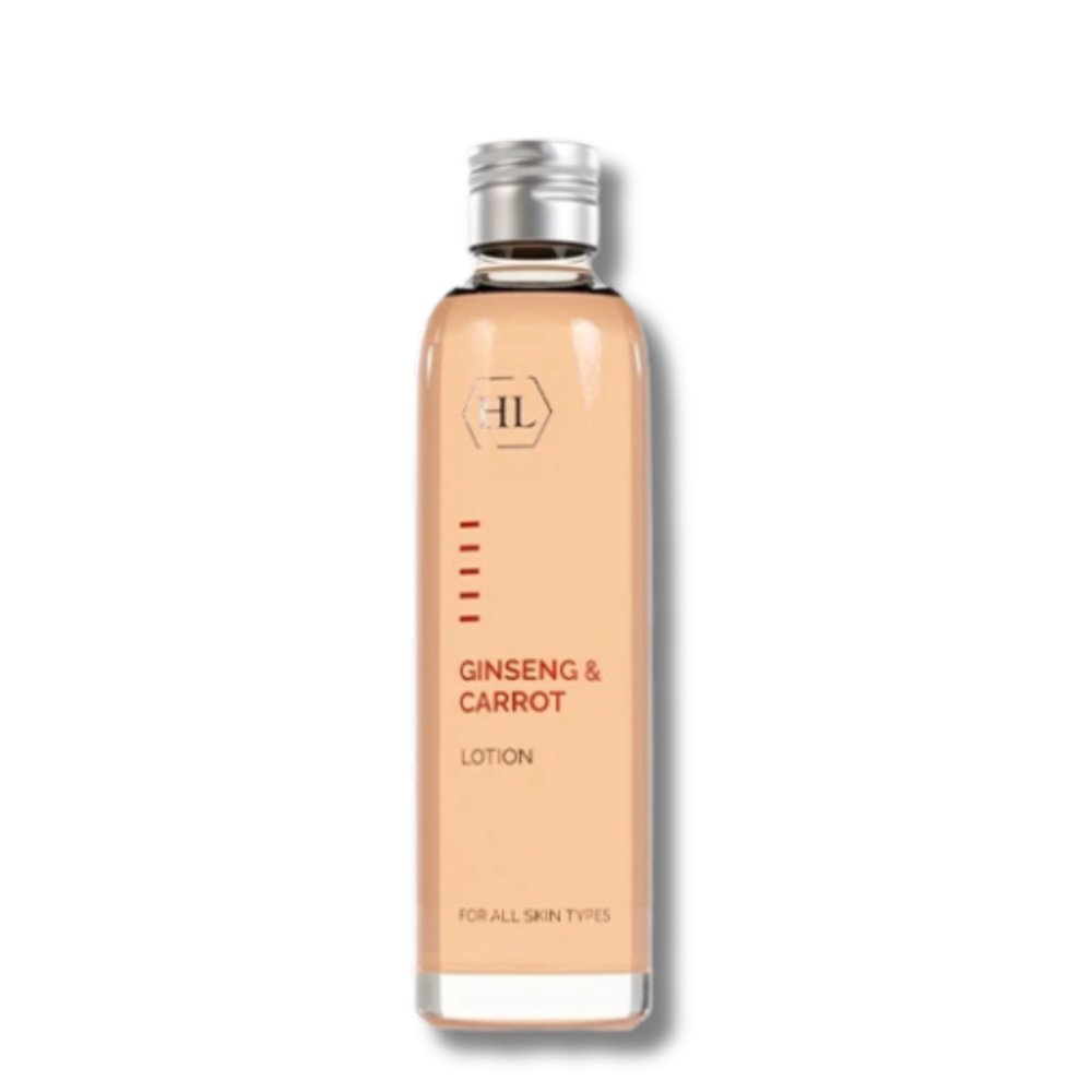 Увлажняющий лосьон с экстрактом женьшеня и морковным маслом - Holy Land Cosmetics Ginseng & Carrot Lotion фото 3