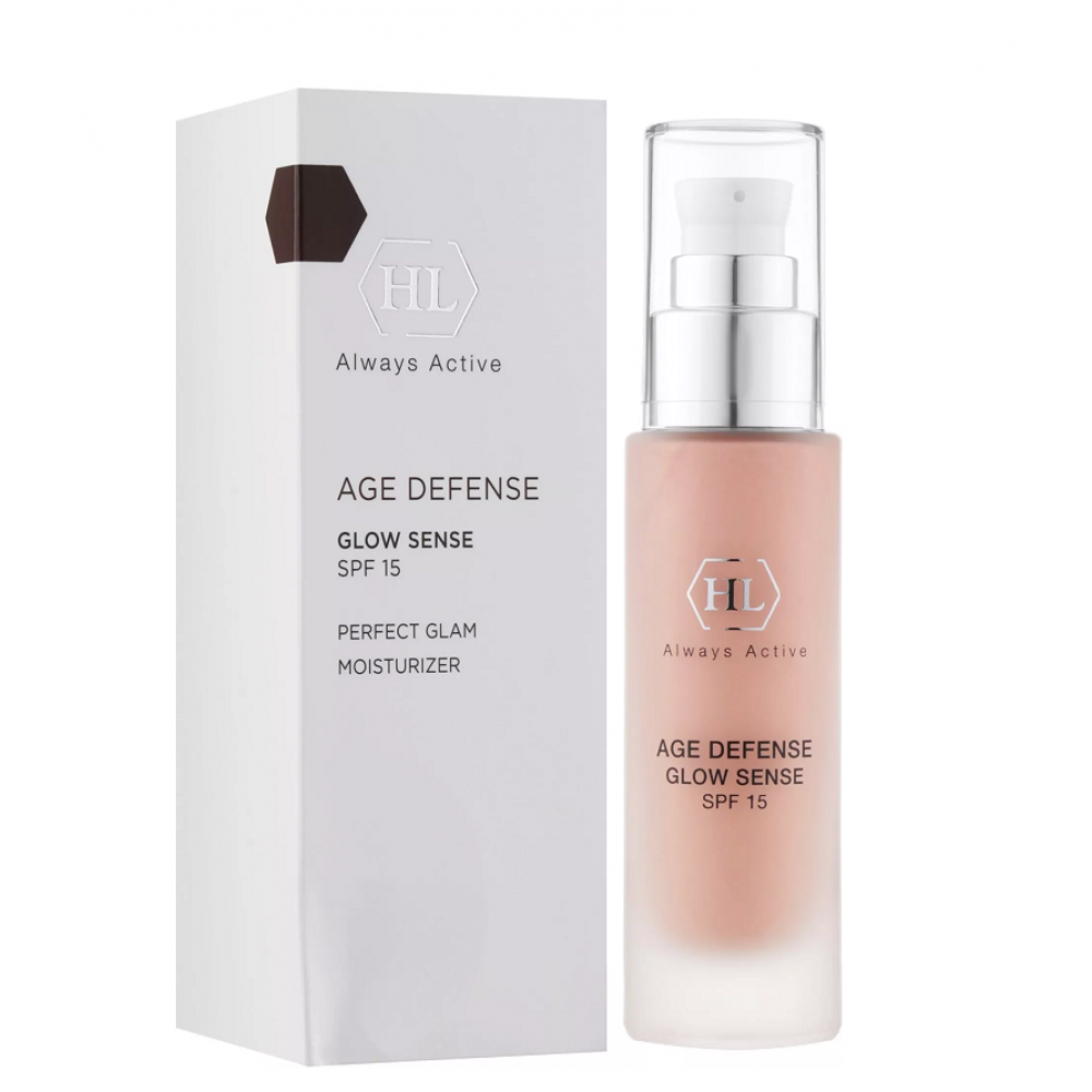 Крем с декоративным эффектом - Holy Land AGE DEFENSE Glow Sense SPF15 фото 2