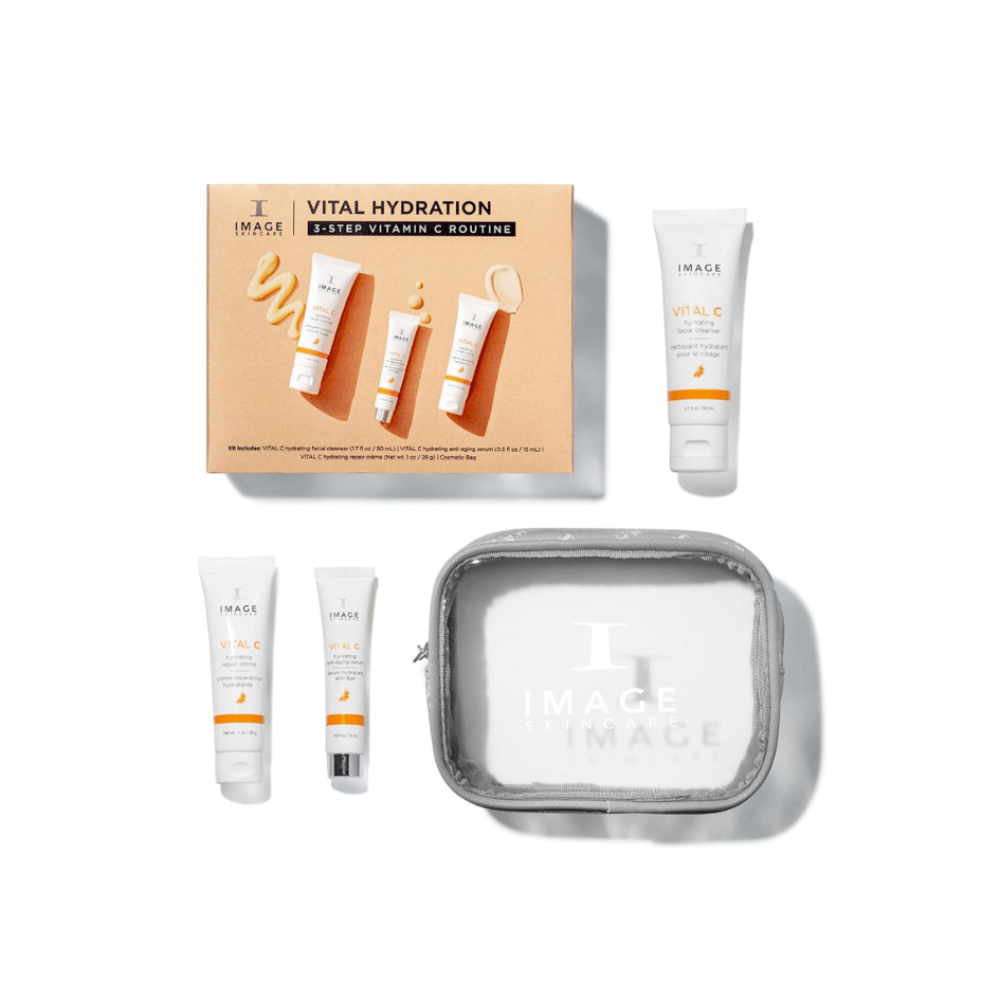 Набор для глубокого увлажнения кожи лица - Image Skincare Vital Hydration 3-Step Vitamin C Routine фото
