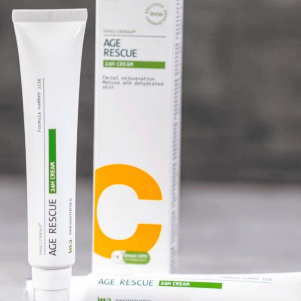 Активный антивозрастной крем для лица - Innoaesthetics Age Rescue 24H Cream фото 2