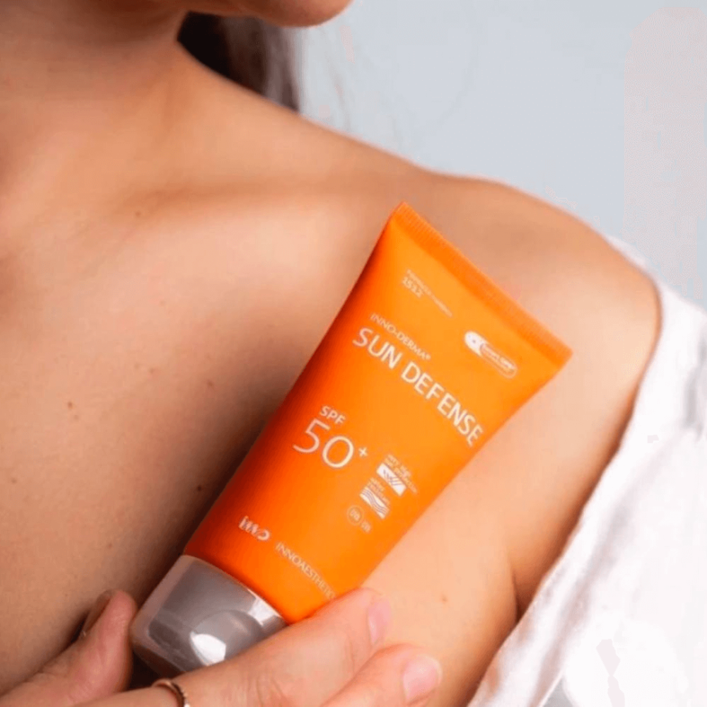 Сонцезахисний крем для нормальної та сухої шкіри - Innoaesthetics Sun Defense Spf 50 фото 3