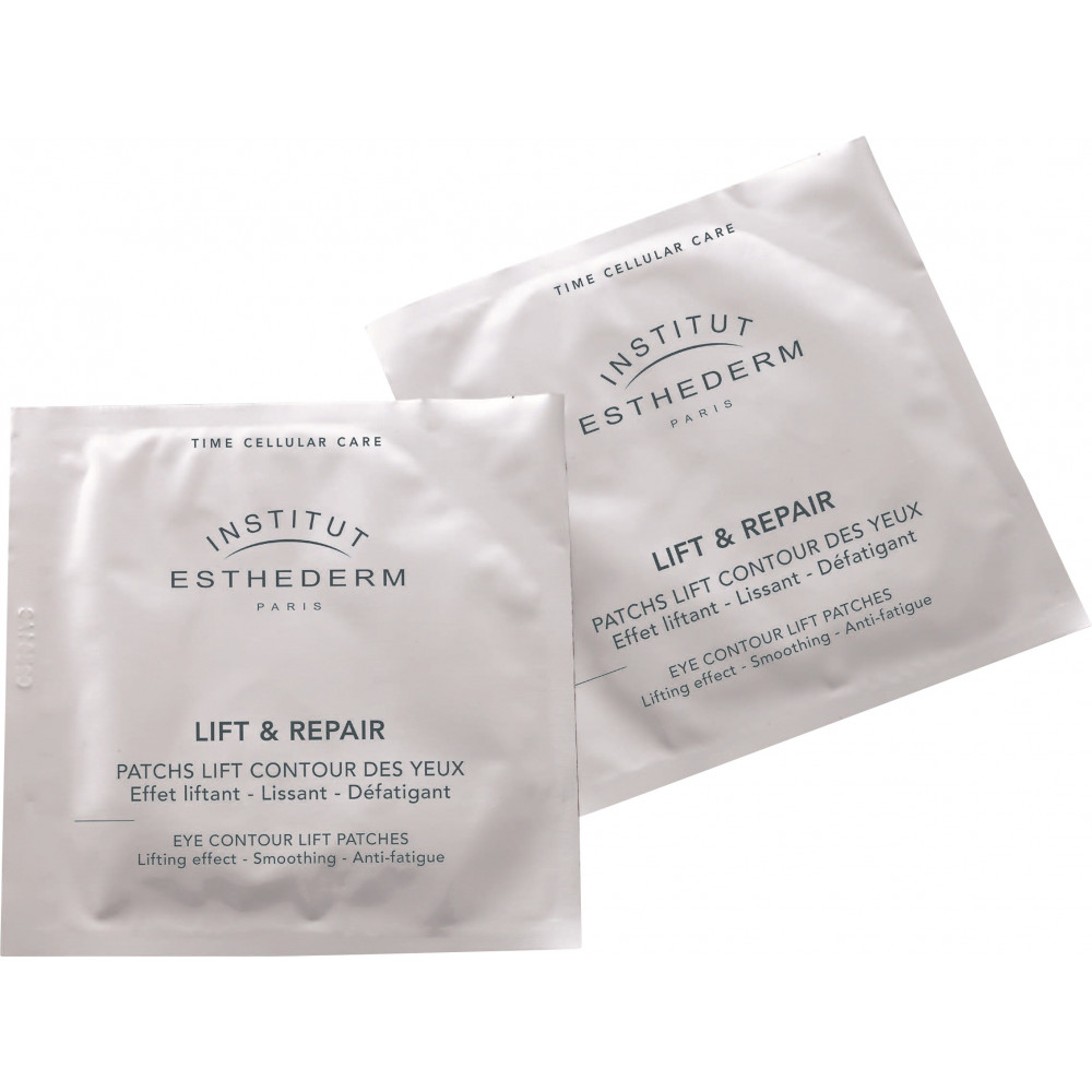 Биолифтинговые патчи - Institut Esthederm Lift and Repair Anti-Fatigue Eye Patches (10 x 3ml) фото 2