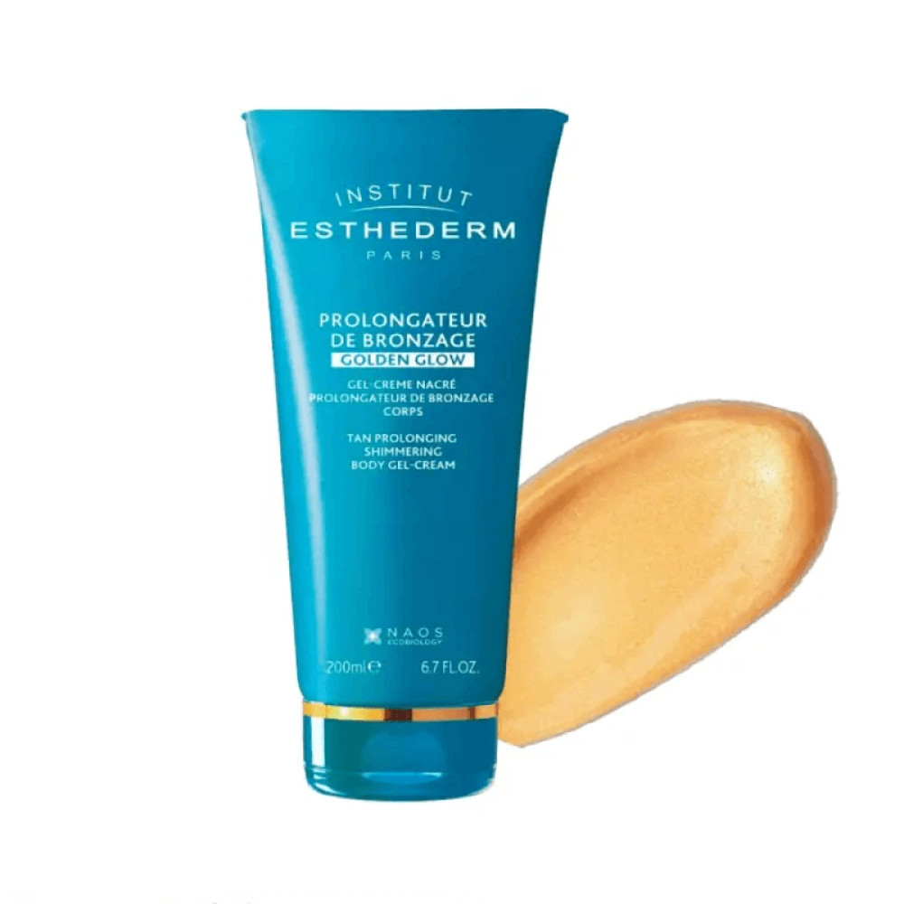 Гель-крем для продления загара с шимером - Institut Esthederm Golden Glow Body Tan Prolonger фото 2