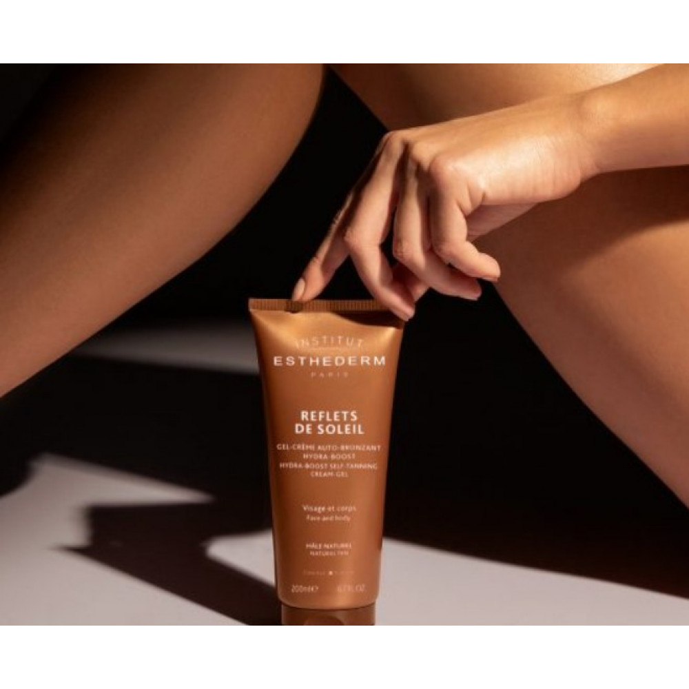 Крем-гель для автозагара - Institut Esthederm Reflets De Soleil Hydra Boost Self Tanning Cream Gel фото 3