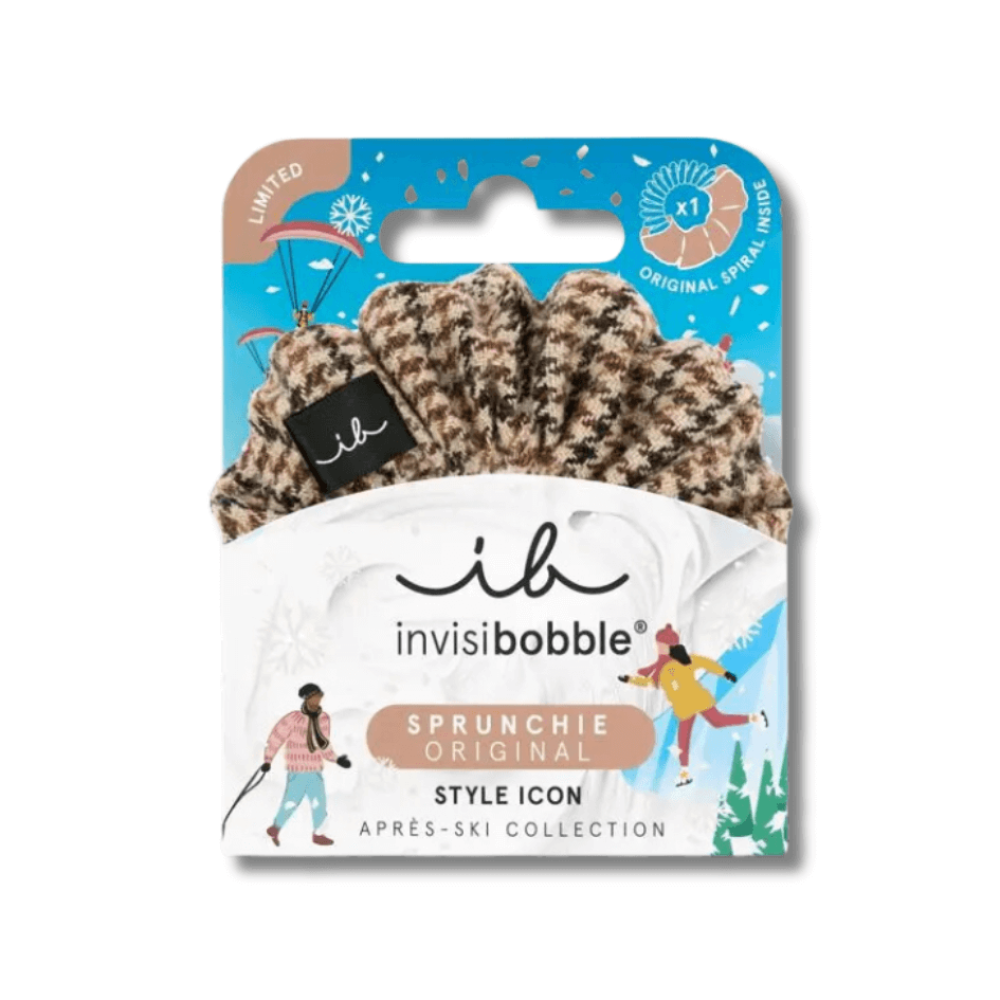 Гумка-браслет для волосся - Invisibobble SPRUNCHIE Apres Ski Jacquard фото