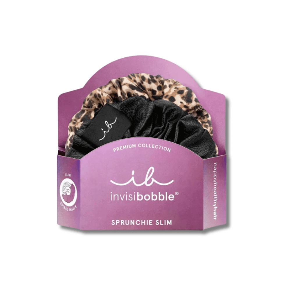 Резинка-браслет для волосся - Invisibobble SPRUNCHIE SLIM PREMIUM Leo Is The New Black фото