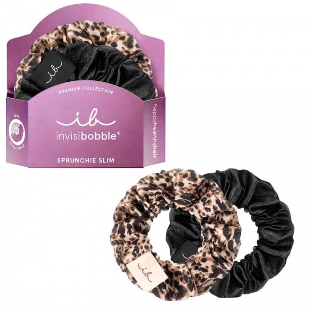 Резинка-браслет для волосся - Invisibobble SPRUNCHIE SLIM PREMIUM Leo Is The New Black фото 2