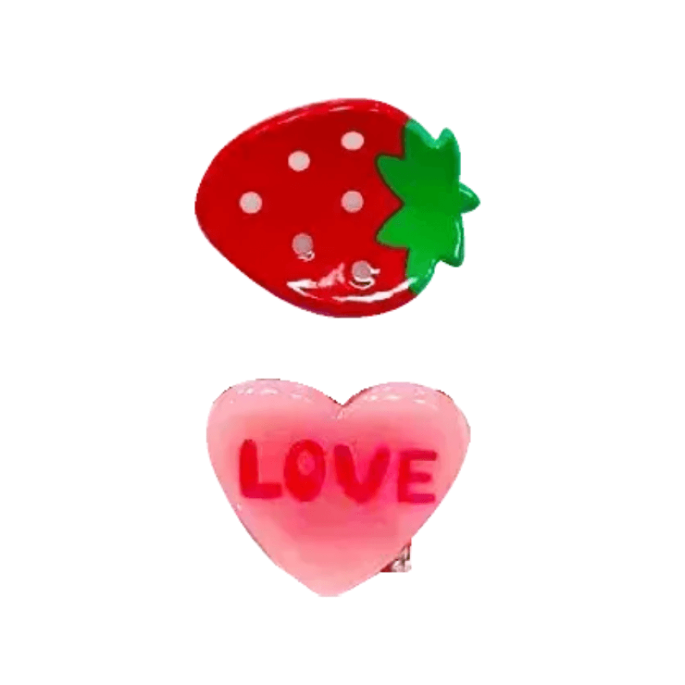 Заколка для волосся - Invisibobble Clipstar Glow Kids Frutti Strawberry фото 2