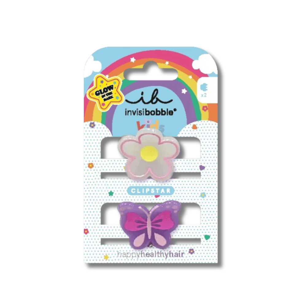 Заколка для волос - Invisibobble Clipstar Glow Kids Happy Flower фото