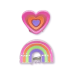 Заколка для волос - Invisibobble Clipstar Glow Kids Happy Heart фото 2