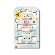 Заколка для волос - Invisibobble Clipstar Glow Kids Polar Friends 