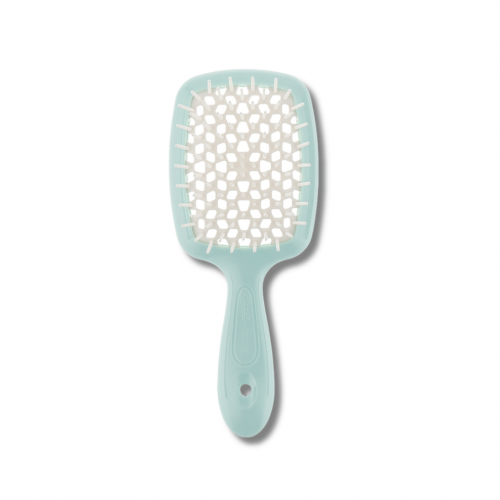 Маленький гребінець для волосся бірюзовий - Janeke Small Superbrush фото