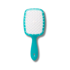 Маленькая расческа для волос бирюзовая с белой серединкой - Janeke Small Superbrush 