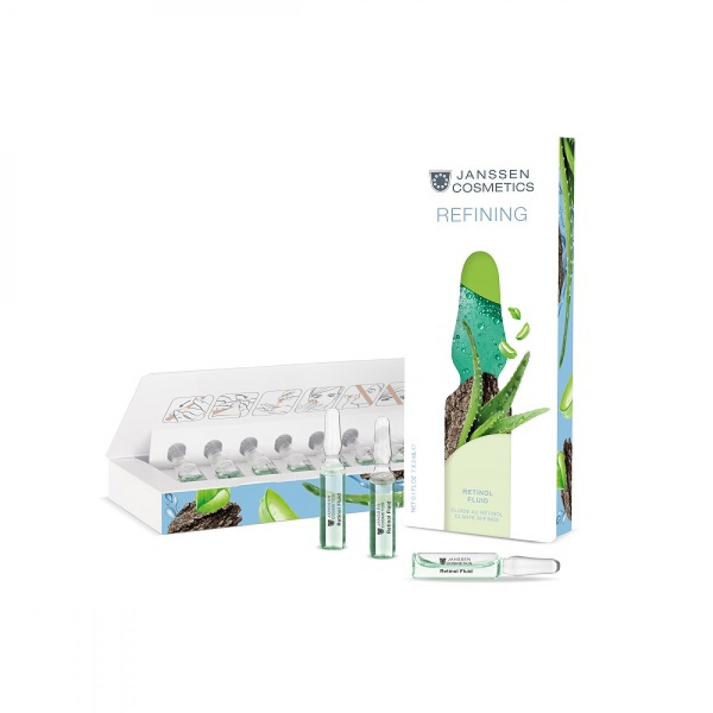 Ампулы с ретинолом - Janssen Cosmetics Ampoules Refining Retinol Fluid  фото