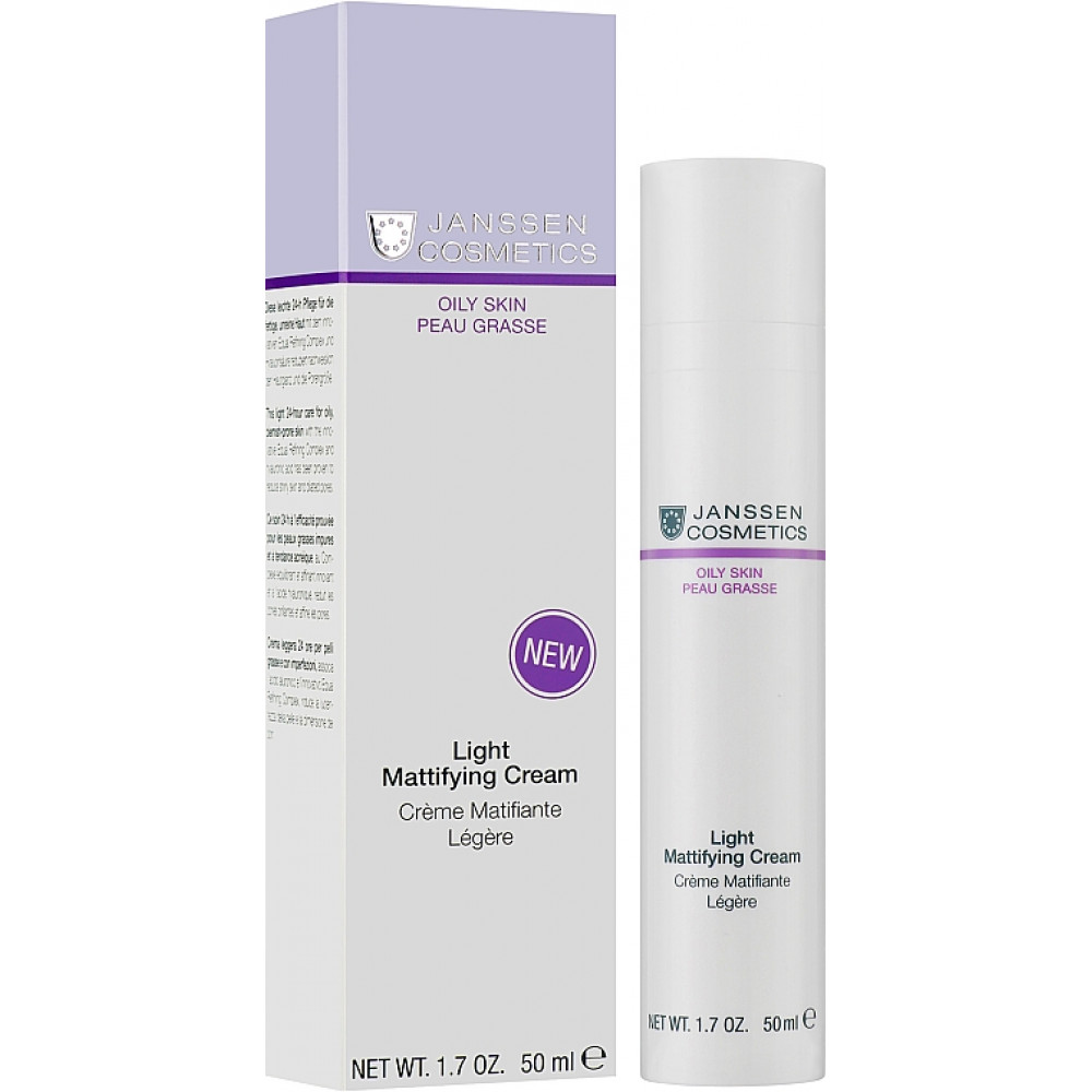 Легкий матирующий крем - Janssen Cosmetics Oily Skin Light Mattifying Cream фото