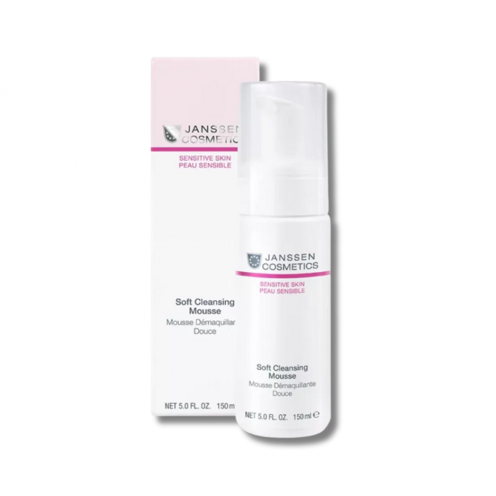 Нежный мусс для умывания - Janssen Cosmetics Sensitive Skin Soft Cleansing Mousse фото