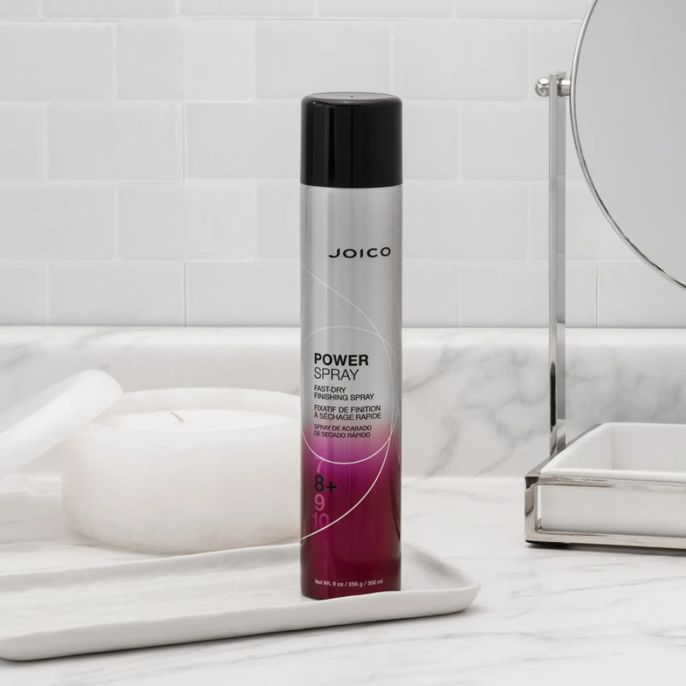 Лак экстра сильной фиксации - Joico Style and Finish Power Spray Fast-Dry Finishing Spray-Hold 8-10 фото 2