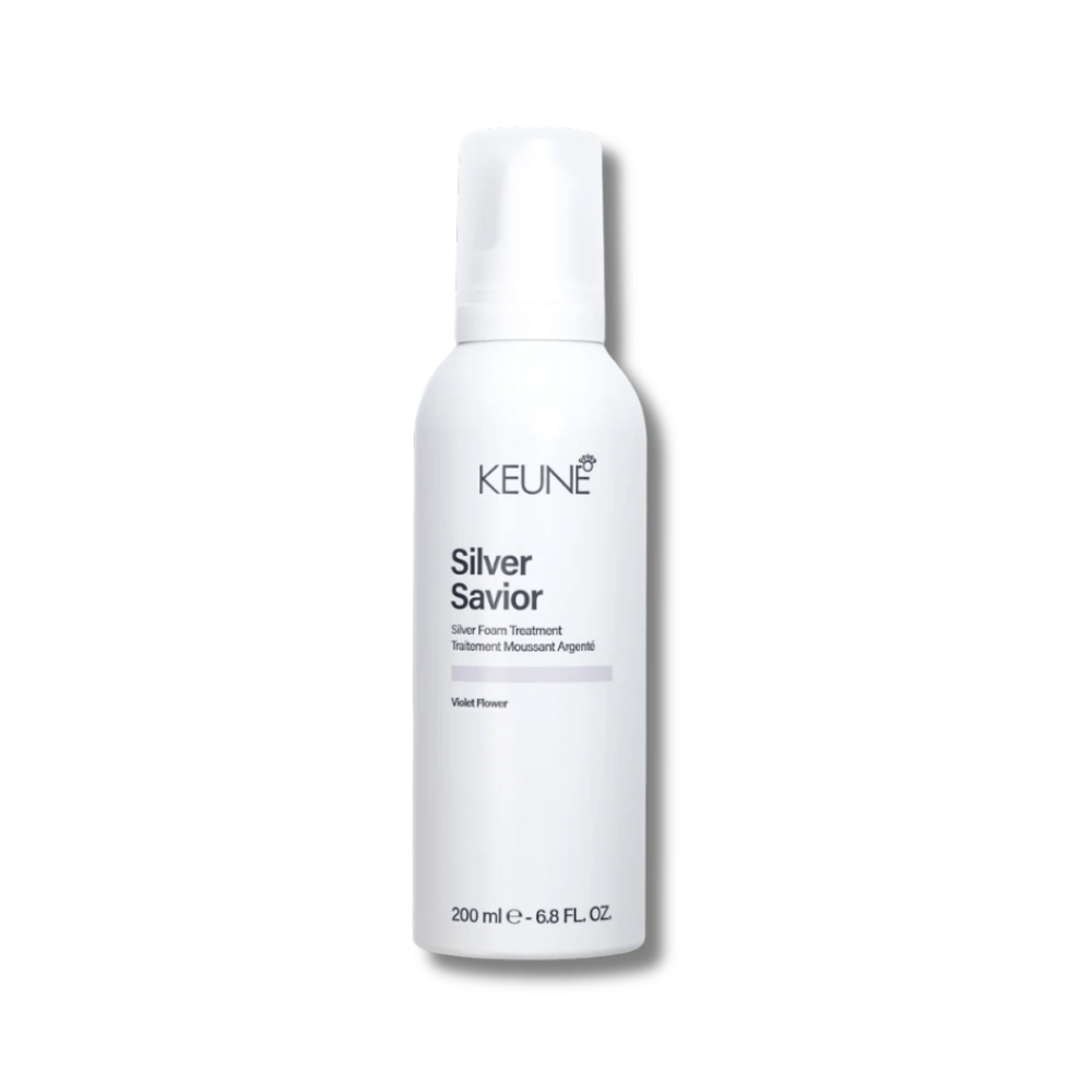 Незмивна пінка для волосся “Срібний блиск” - Keune Care Silver Savior Silver Foam Treatment фото