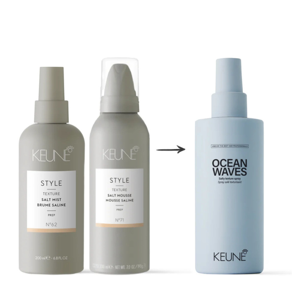 Солевой спрей для создания текстуры - Keune Ocean Waves фото 4