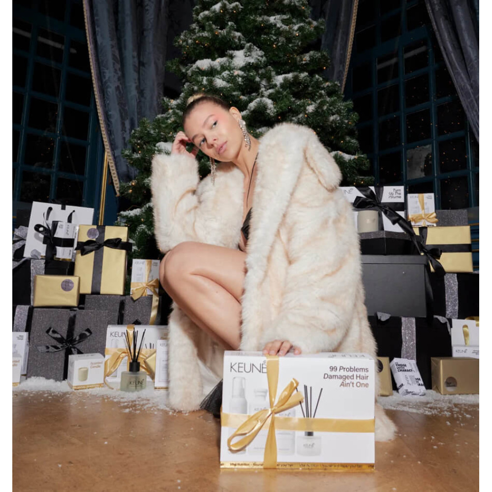 Праздничный набор для волос Абсолютный объем - Keune Holiday Gift Box Small Absolute Volume Travel Size фото 2