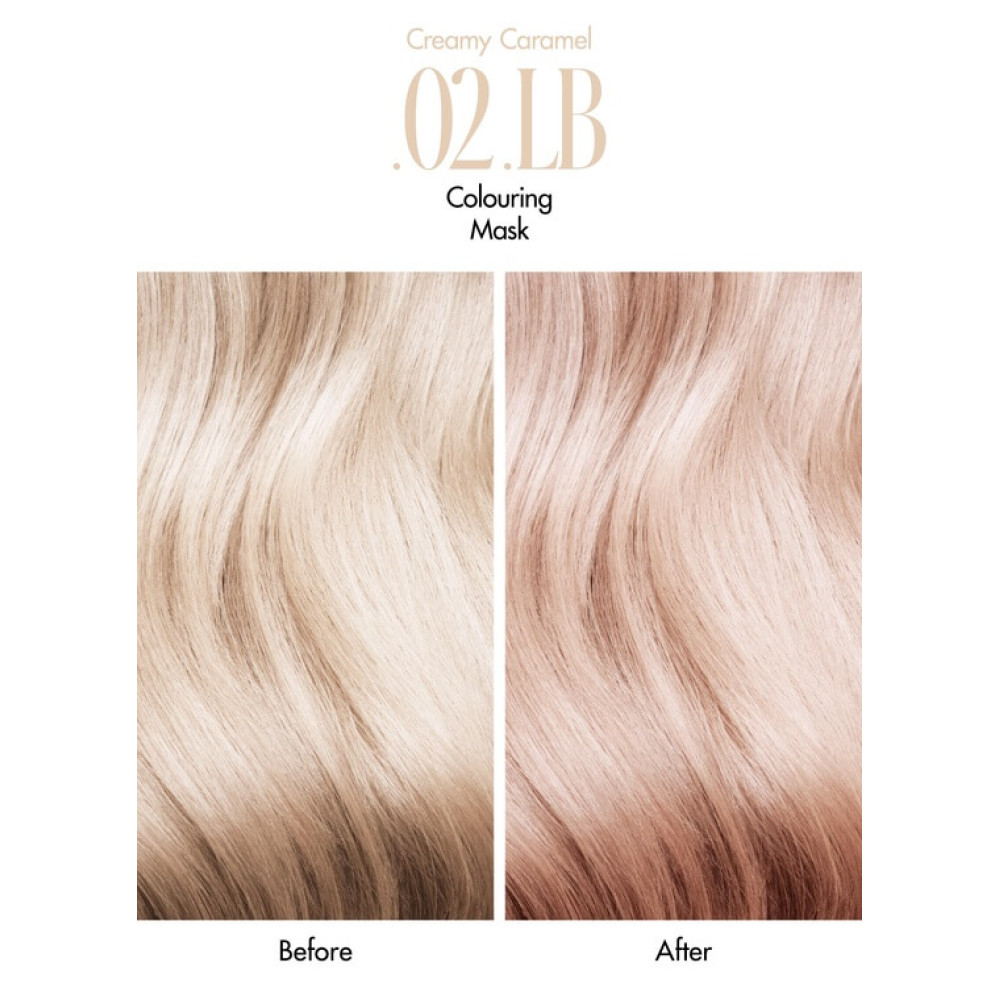 Маска фарбуюча для підтримки відтінку "Creamy Caramel" - La Biosthetique Glam Colour Creamy Caramel.02.LB Colouring Mask фото 2