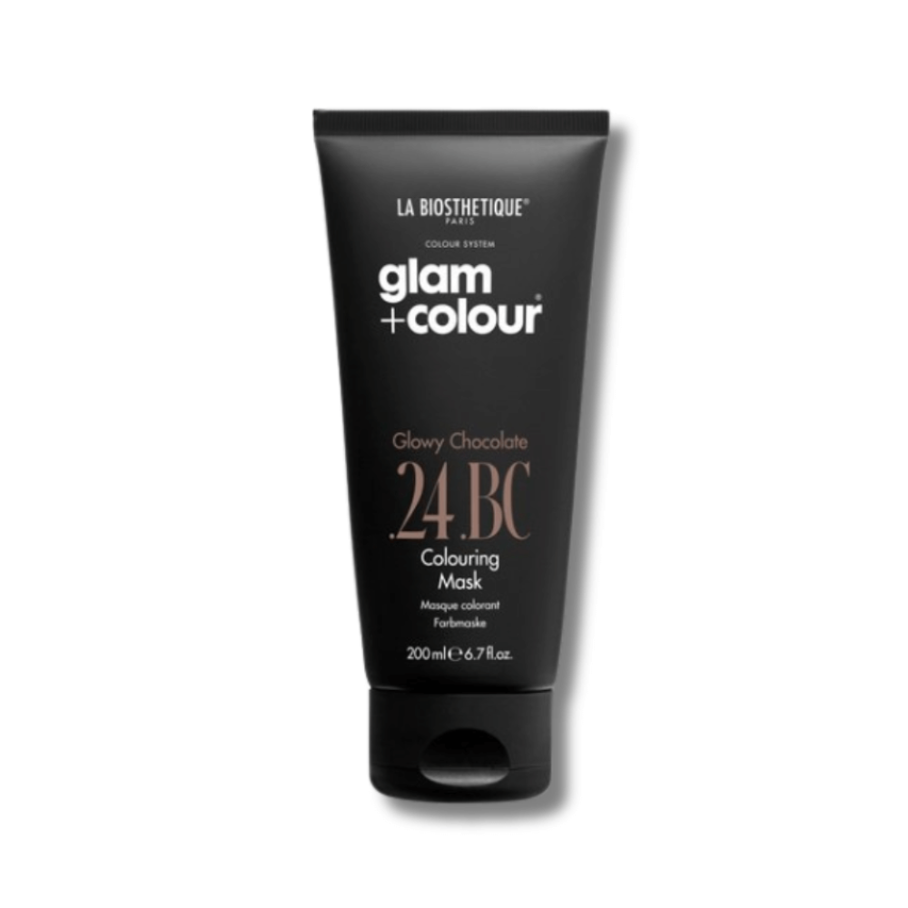 Маска фарбуюча для підтримки відтінку "Creamy Caramel" - La Biosthetique Glam Colour Glowy Chocolate.24.BC Colouring Mask фото