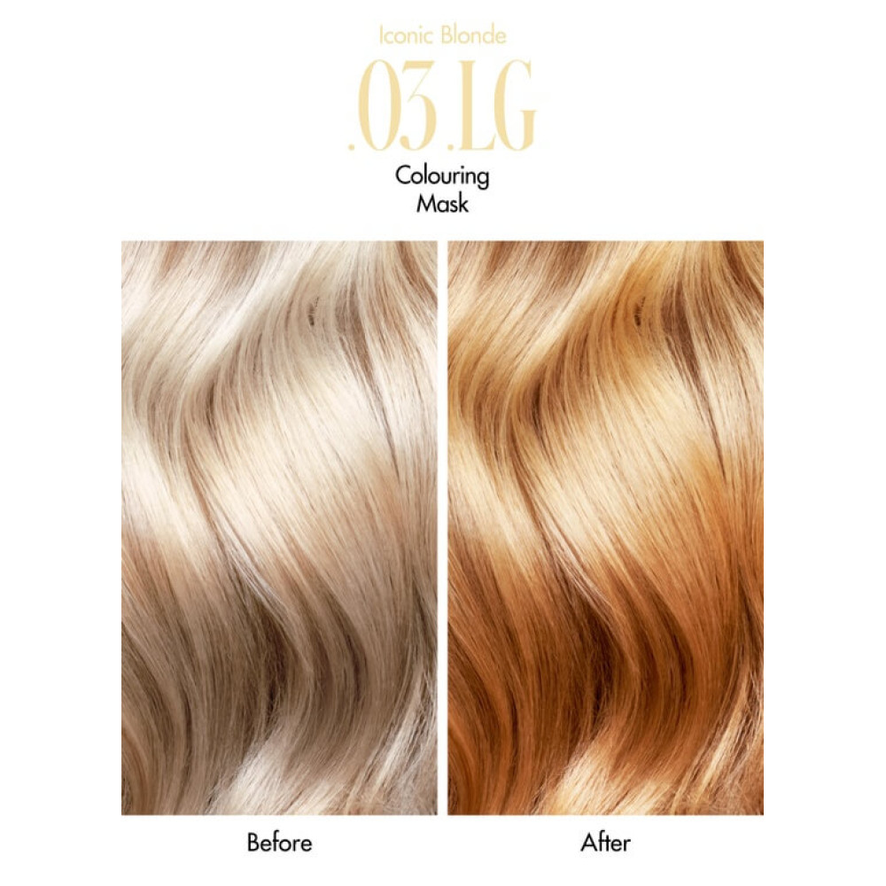 Маска фарбуюча для підтримки відтінку "Iconic Blonde" - La Biosthetique Glam Colour Iconic Blonde.03.LG Colouring Mask фото 2