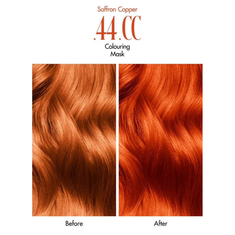 Маска красящая для поддержания оттенка "Saffron Copper" - La Biosthetique Glam Colour Saffron Copper.44.CC Colouring Mask фото 2