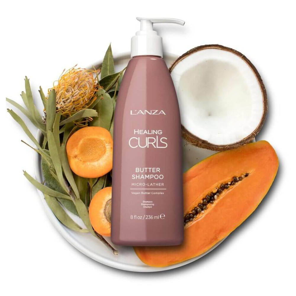 Масляний шампунь для кучерявого волосся - L'anza Curls Butter Shampoo фото 3
