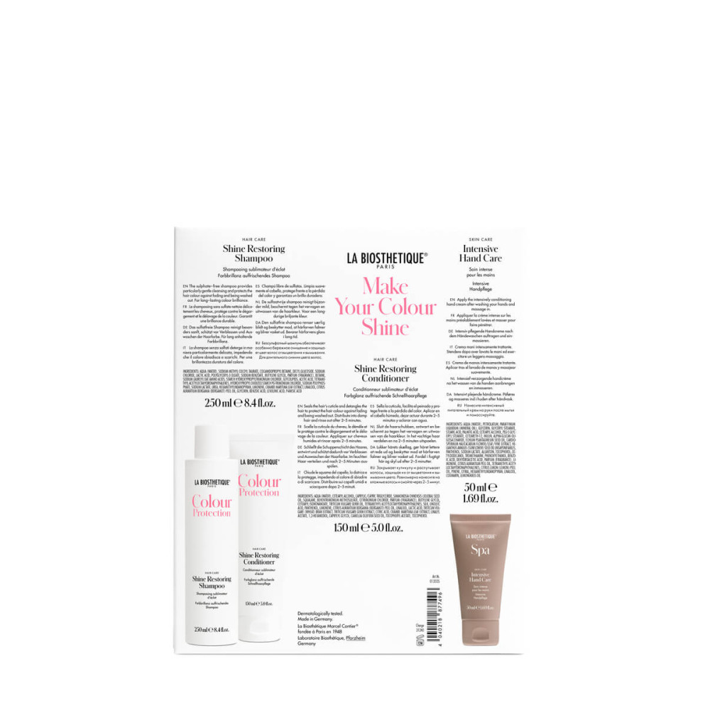 Набор подарочный для ухода за волосами - La Biosthetique Make Your Colour Shine Set фото 4