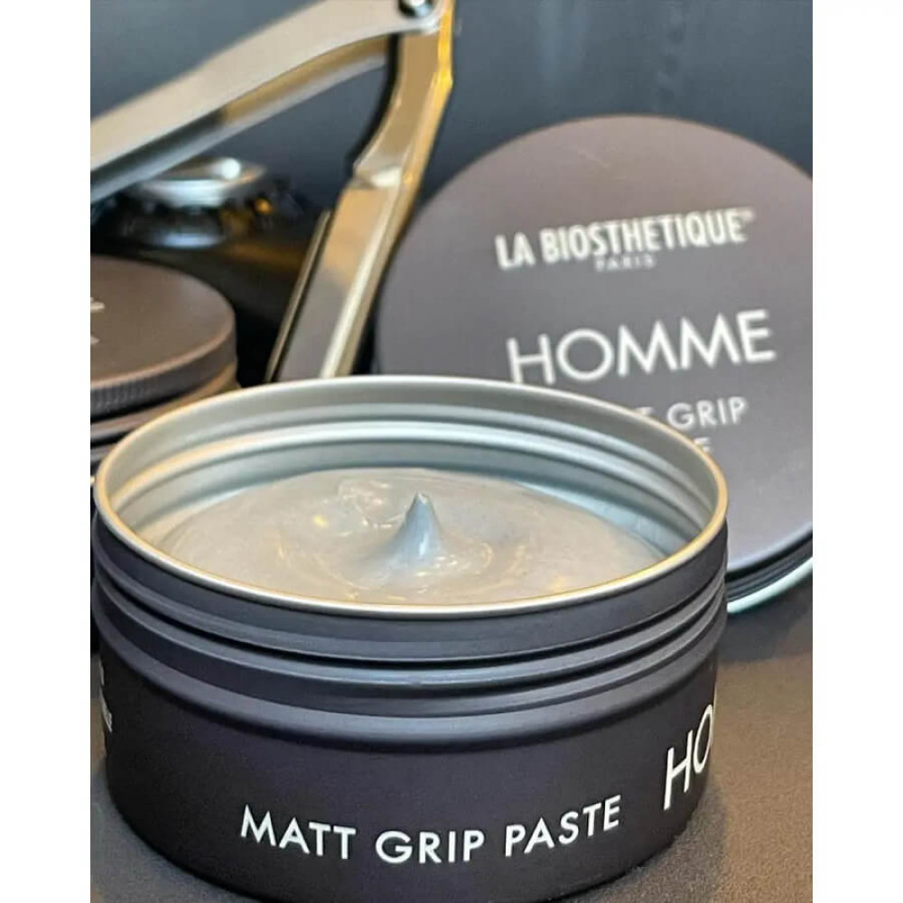 Паста моделирующая структурирующая с матовым эффектом - La Biosthetique Homme Matt Grip Paste фото 3