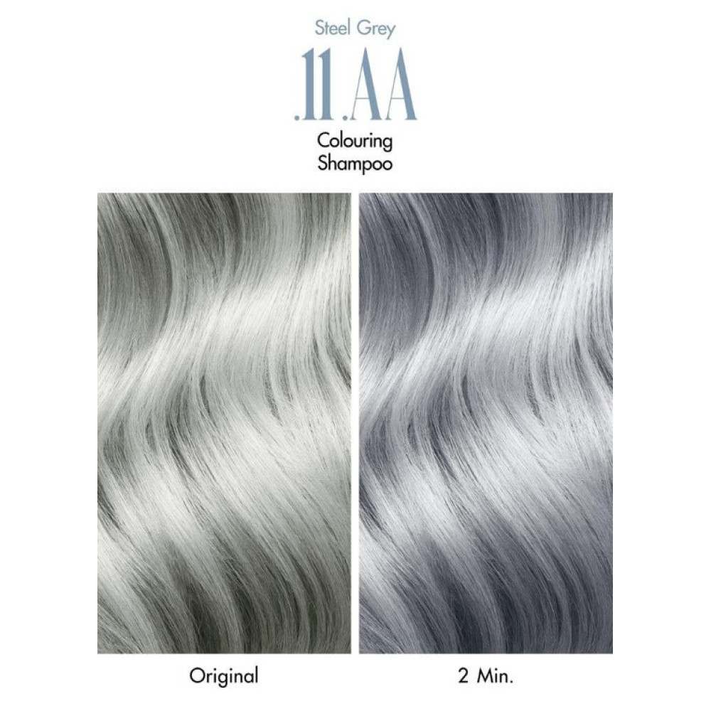 Шампунь для поддержания седины - La Biosthetique Glam Colour Steel Grey.11.AA Colouring Shampoo фото 2