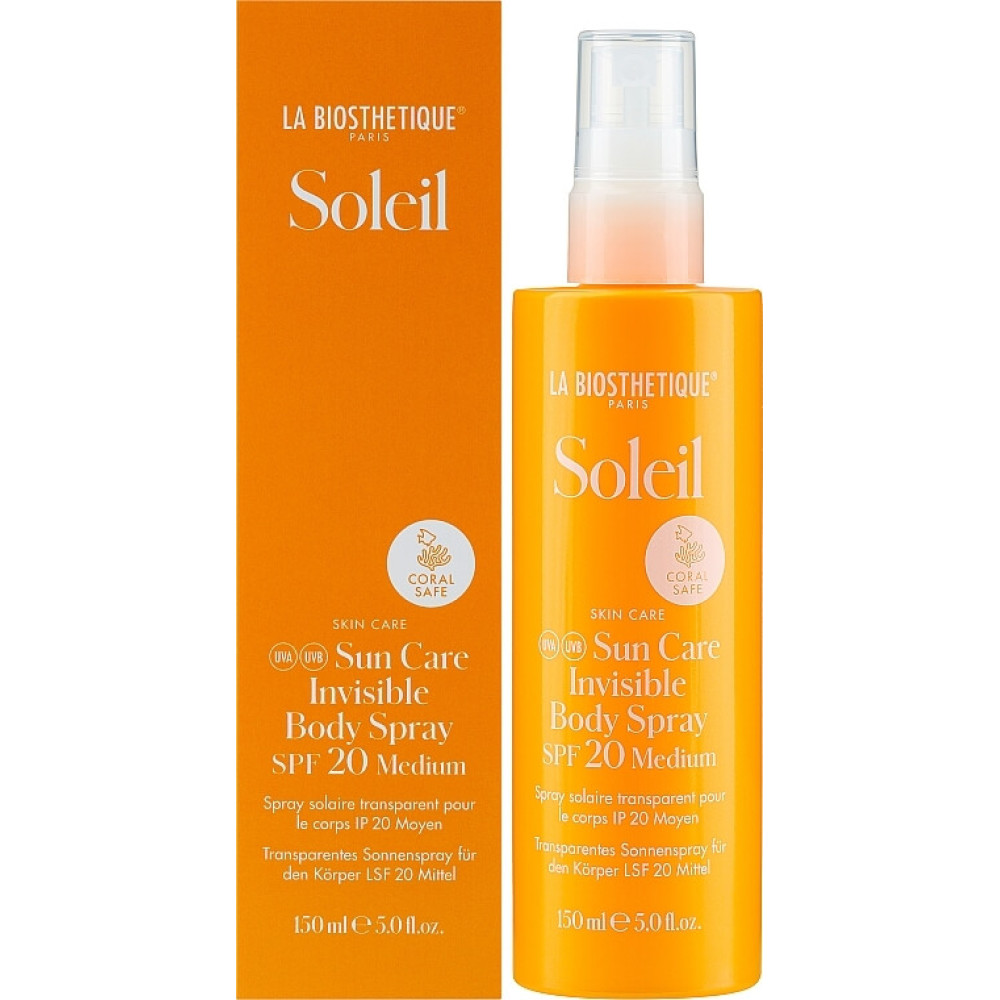 Спрей для тела для защиты от солнца SPF 20 - La Biosthetique Soleil Sun Care Invisible Body Spray SPF 20 фото 3