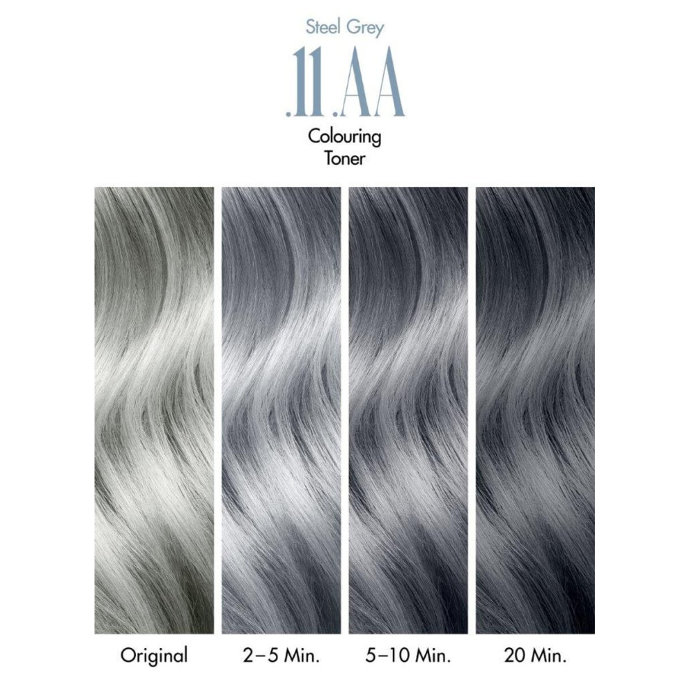 Тонер для седых волос против желтизны - La Biosthetique Steel Grey.11.AA Colouring Toner фото 2