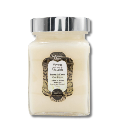 Масло карите с ароматом жасмина и тропических цветов - La Sultane De Saba Malaisie Shea Butter Jasmine та Tropical Flowers фото