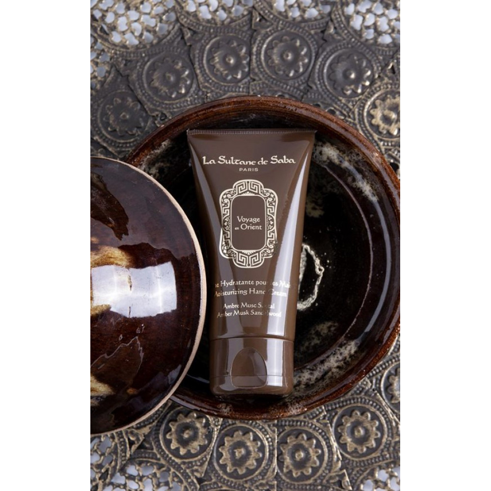 Крем для рук "Амбра, мускус, сандал" - La Sultane de Saba Hand Cream Amber, Musc, Santal фото 3