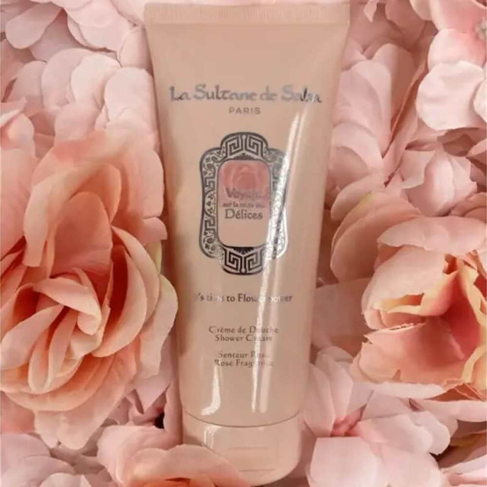 Крем-гель для душа «Роза» - La Sultane de Saba Voyage Délices Shower Cream Rose Fragrance   фото 3