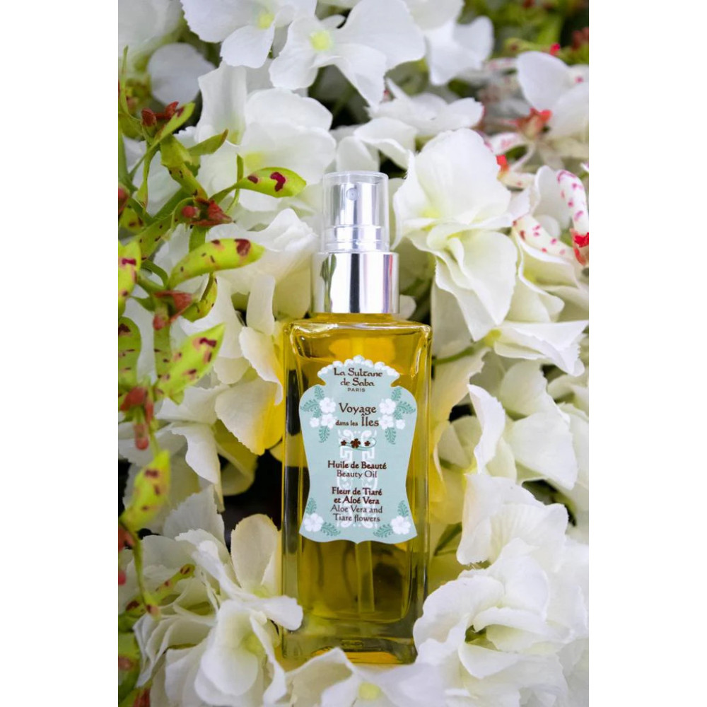Олія краси "Таїті" - La Sultane de Saba Beauty Oil Aloe Vera and Tiare Flowers фото 2