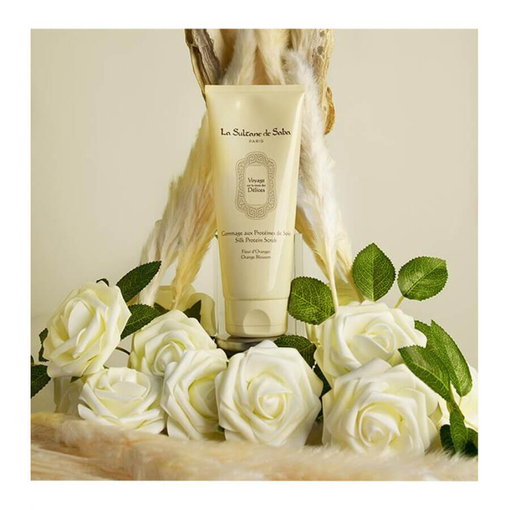 Скраб для тела "Цветы апельсина" - La Sultane De Saba Silk Protein Scrub KFO  фото 3